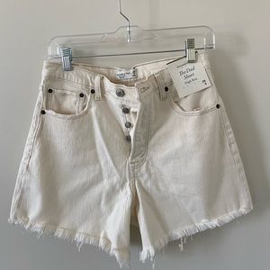 Abercrombie High Rise Dad Short, never worn